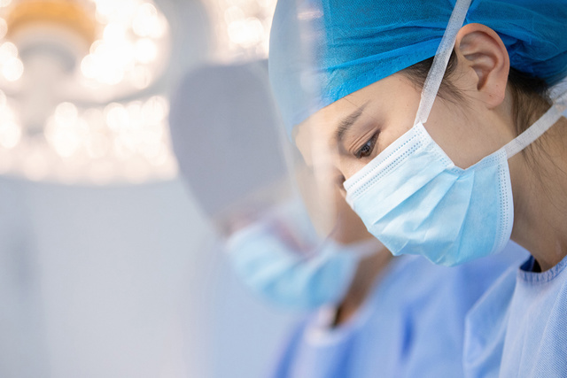 Clinician in OR