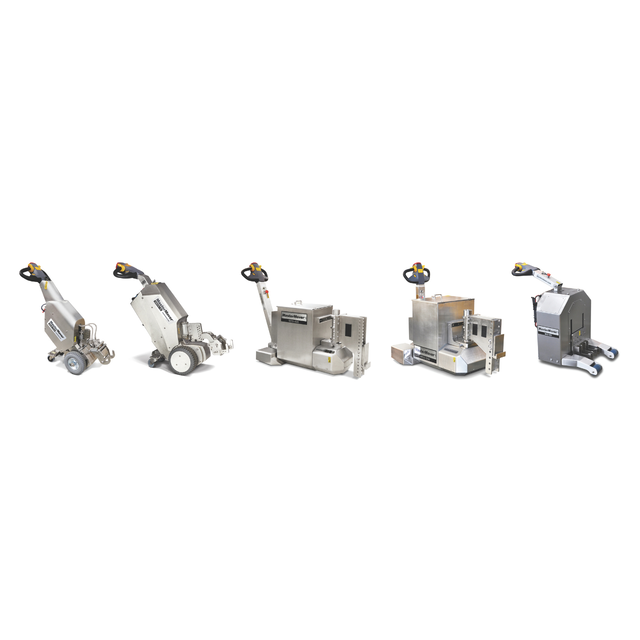 The MasterMover range handles load weights from 2,600 lbs up to 26,000  lbs on castors.