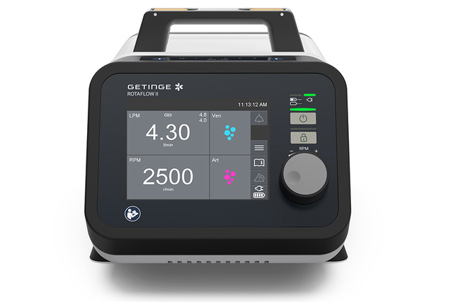 The improved design of the ww5 Rotaflow II device for extracorporeal life support (ECLS) used in ICU-