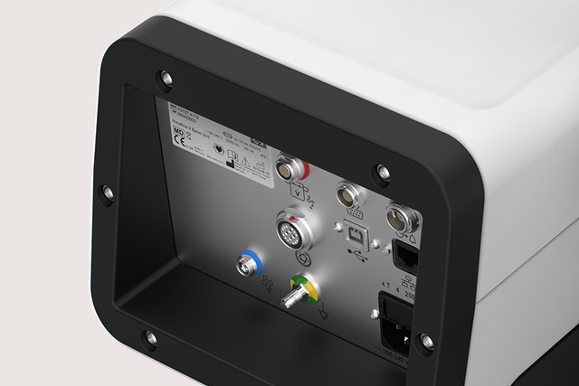 ww5 Rotaflow II interfaces to external devices with an alarm outlet connection, serial ports and Ethernet.