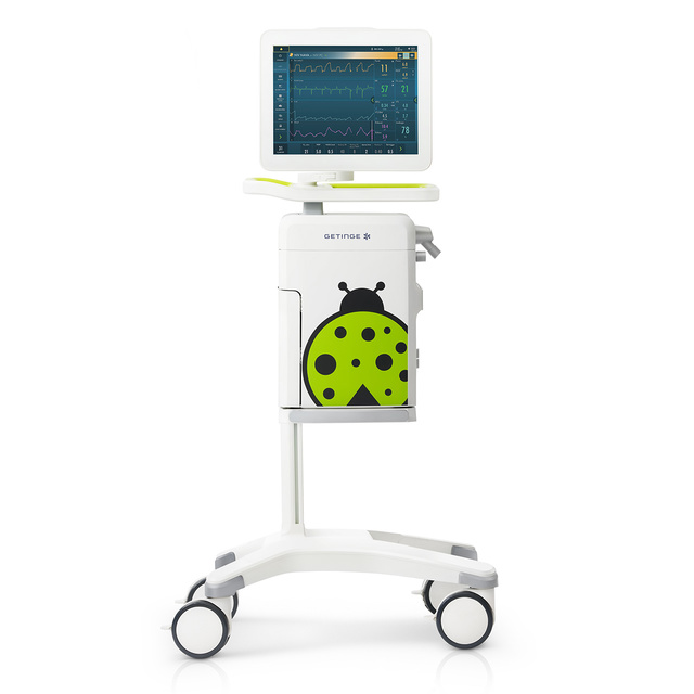 ww5 Servo-n mechanical ventilator showing non invasive NIV NAVA ventilation mode
