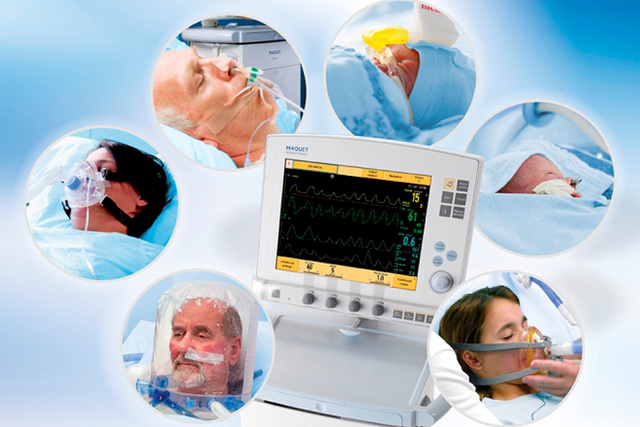 ww5 Servo-i ventilator showing all patient categories for and NIV NAVA invasive and non-invasive mechanical ventilation 