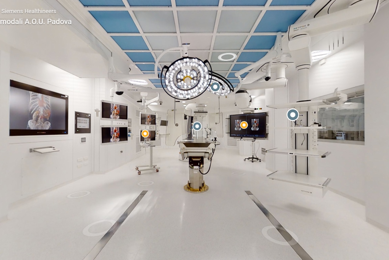 Tour virtuale sale operatori ibride Padova